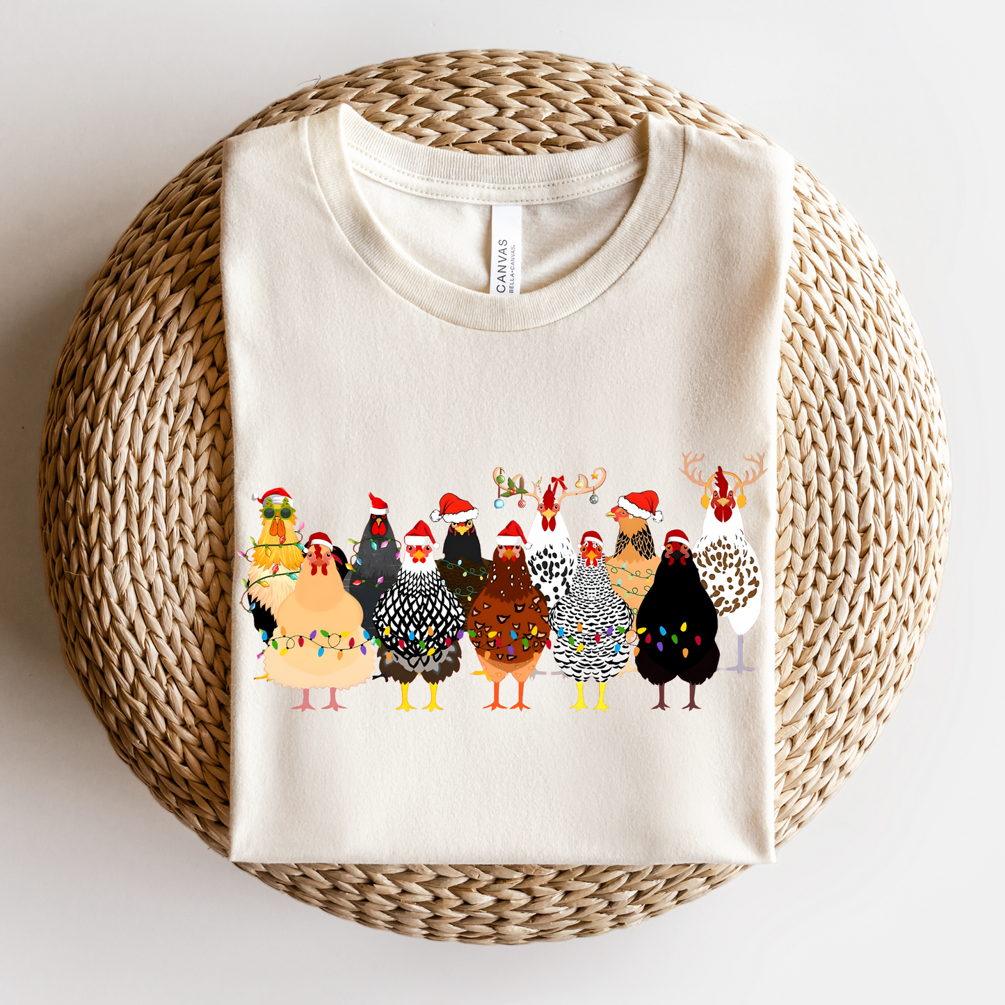 Christmas Chickens Tee