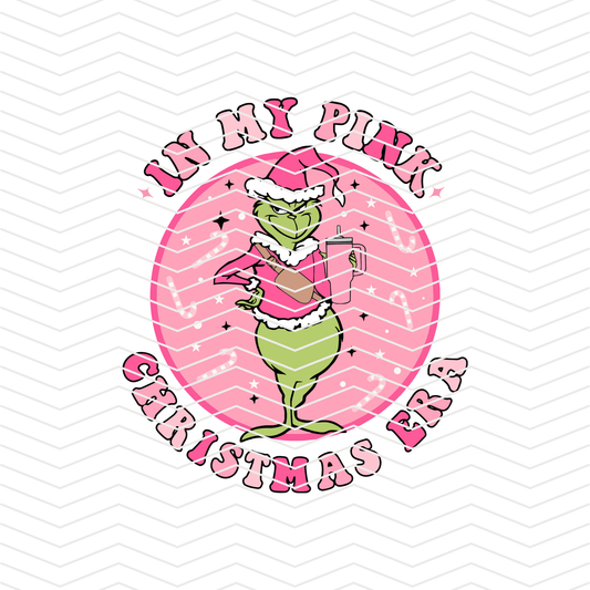 Pink Christmas Era DTF