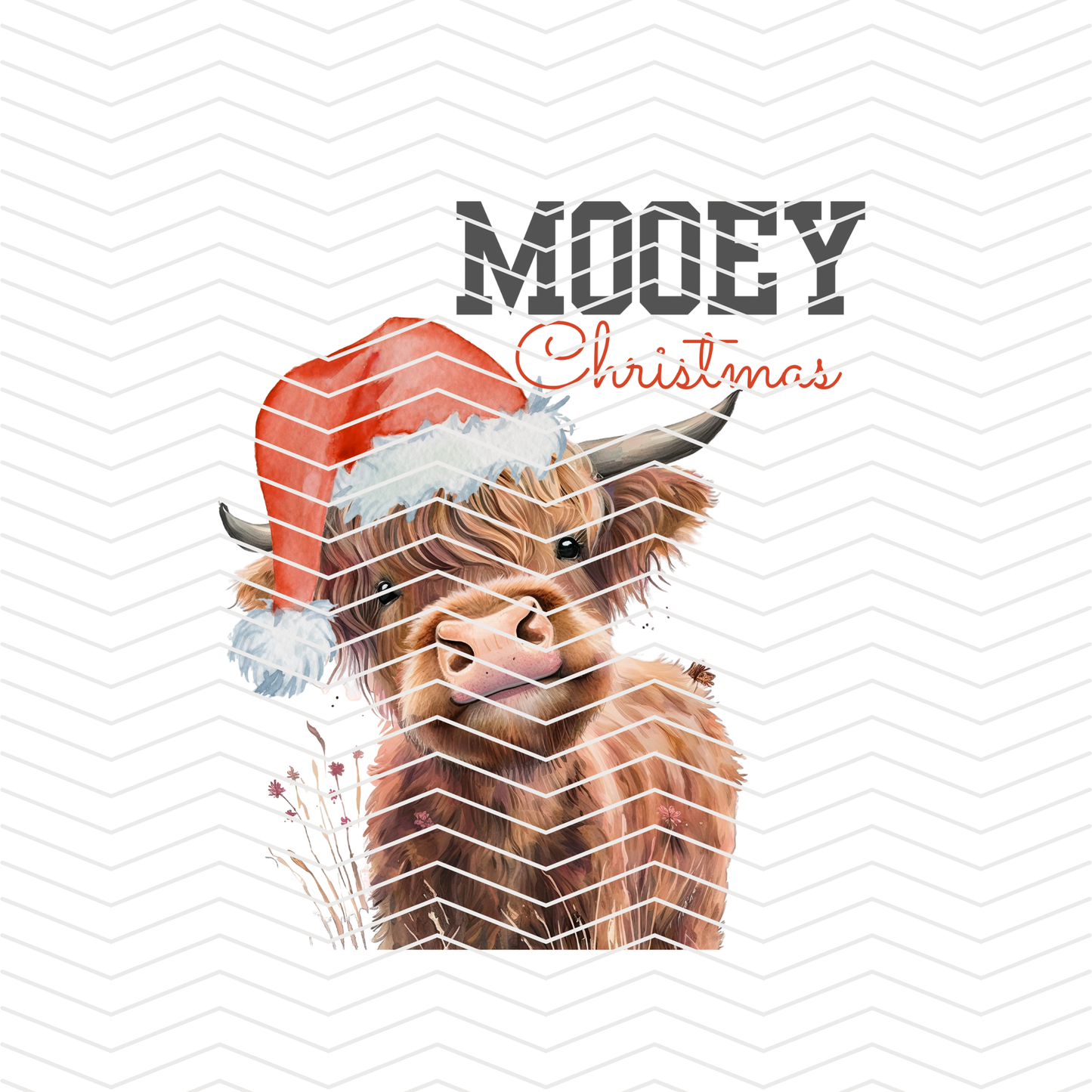 Mooey Christmas DTF