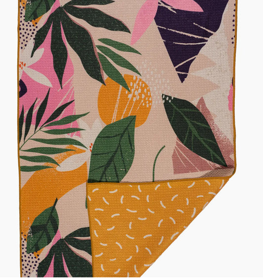 Yellow Tropical Bloom Towel