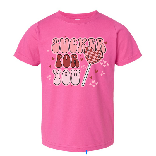 Sucker For You Pink Tee