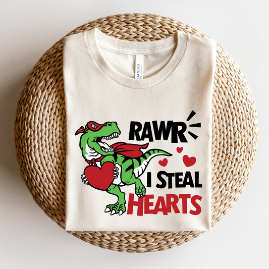 I Steal Hearts Natural Tee